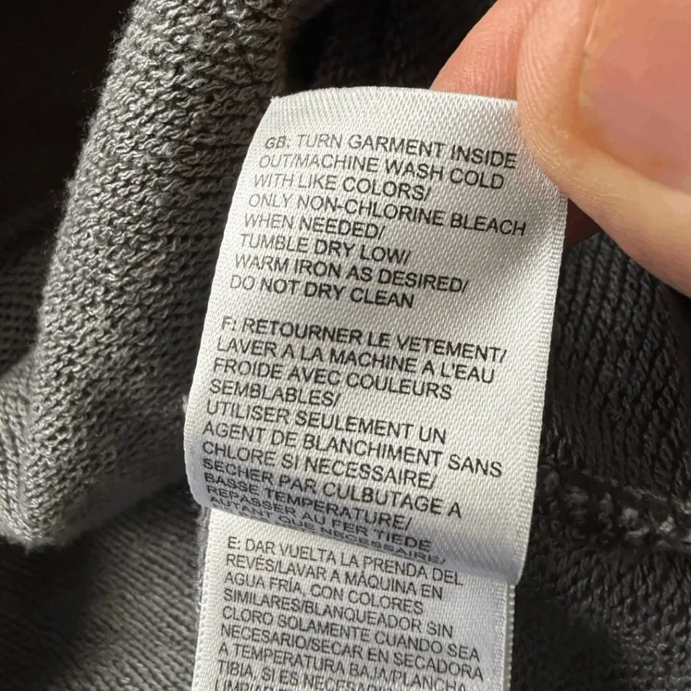 The North Face Mens Cotton Blend Pullover Hoodie Sweatshirt‎ Black Small